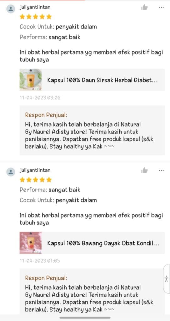 tetimonial obat kutil kelamin sembuh naurel adisty
