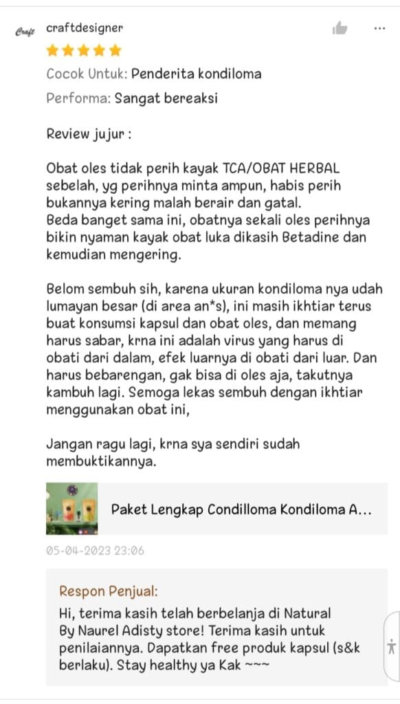 obat kutil kelamin ampuh pria dan wanita