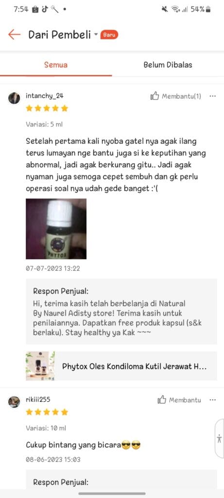 tetimonial obat kutil kelamin sembuh naurel adisty