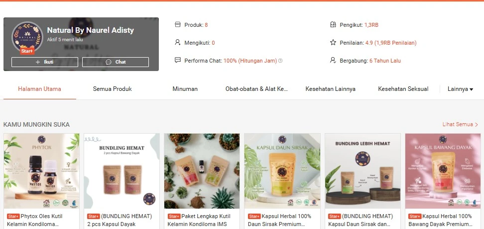 shopee naureladisty